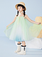 [商场同款]gxgkids童装女童连衣裙女童裙子夏吊带裙儿童纱裙-tmall.com天猫
