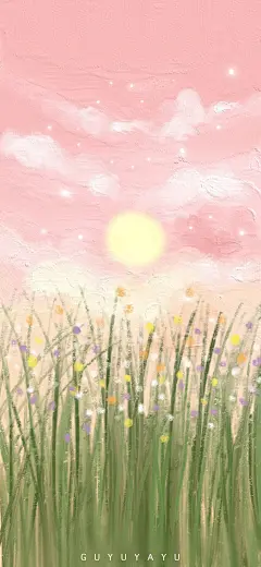 cr.微博@谷雨芽郁__200903_风景 油画 质感 手机壁纸