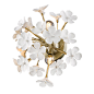 Golden Lighting's Posy Flush Mount #9858-FM WG