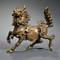 Sold at auction Inlaid Brass Qilin Auction Number 2736M Lot Number 496 | Skinner Auctioneers : Sold at auction Inlaid Brass Qilin for sale in auction. Auction Number 2736M, Lot Number 496. Bid on similar items for sale at auction