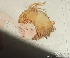 度薇年 温暖 水彩 插画