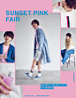 RISINGWAVE Sunset Pink Campaign | ワークバンド Werkbund