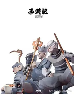 虽然说Kontorn Boonyanate是泰国人，但对于中国的一些文学作品也是十分的喜爱，例如Dinsai工作室去年在官网上推出的“西游记”项目，便是由Dinsai的另一创始人Chanin Suasungnern设计形象，Kontorn Boonyanate负责主要建模。