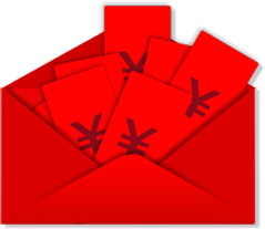 快点素材采集到红包素材