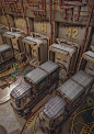 Cargo Docks, Pavel Galicki : Compact automated cargo docks