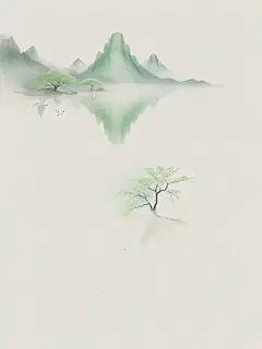 岁月斑驳，时光静好。错过，留云烟处；温暖，存心海间。 #高清壁纸 #治愈系 #禅意山水 #禅意 #绿色系 #治愈系风景 #插画 #治愈系插画 #江南 #烟雨江南 #江南烟雨 #手机壁纸 - 小红书