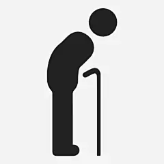 老人手杖爷爷免抠素材_88ICON https://88icon.com 老人 手杖 爷爷 驼背 人