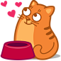 等着吃饭的猫咪图标 iconpng.com #Web# #UI# #素材#