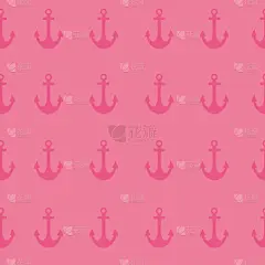 四方连续纹样,背景,粉色,矢量,锚,船,帆,海洋生命,纺织品,色板