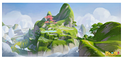 极光刺猬采集到关卡场景