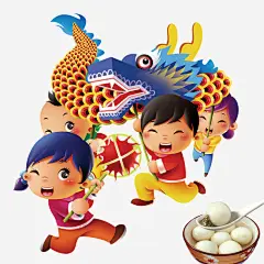 元宵高清素材 平面电商 创意素材 png素材