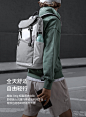 tomtoc 几何双肩包男士电脑包女大学生书包简约新款时尚通勤背包-tmall.com天猫