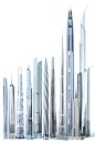 skyscrapers...Wow Empire State is the smallest!!!