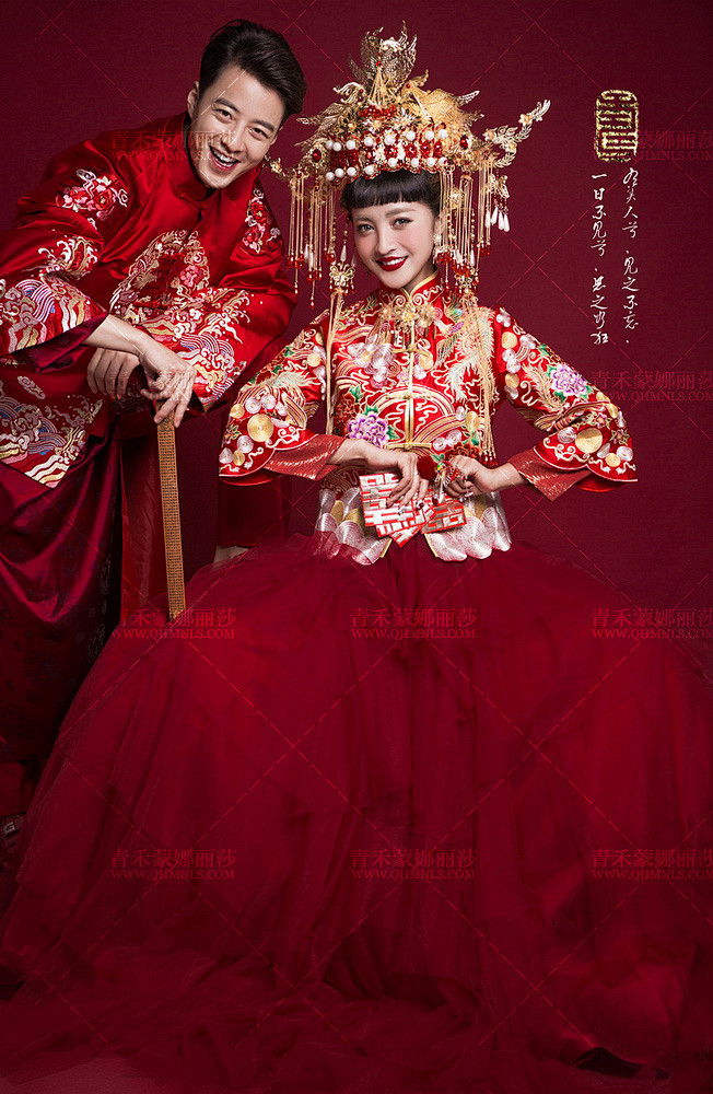 #中式婚纱照# #婚纱照# #美娇娘# ...