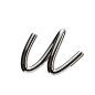 U Letter  3D Icon