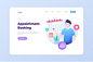 Appointment booking - landing page