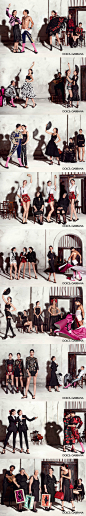 杜嘉班纳女装2015春夏广告大片。