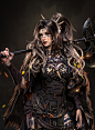 3D亚特兰蒂斯 女战士