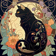 黑猫｜玫瑰 - 小红书