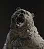 "Bear" awesome 3D zbrush sculpt by artist mikkamakka (Bogi Piroth) of Budapest, Hungary!!! http://mikkamakka.cghub.com/images/