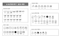 Free vector laundry labels guide set