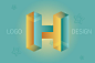 H Logo 项目 | Behance 上的照片、视频、徽标、插图和品牌