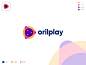 orilplay logo brand branding community custom logo game gaming icon identity illustration logo logo mark mark minimalist modern musiclogo play player team tech video logo