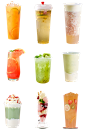 宣传活动奶茶促销门店海报png免扣