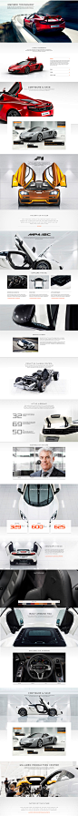 McLaren Automotive Website : There are a few special projects that come around in one’s career - the opportunity to work with one of the world’s best brands and a product that defies definition.When the opportunity to work on McLaren presented itself, we 