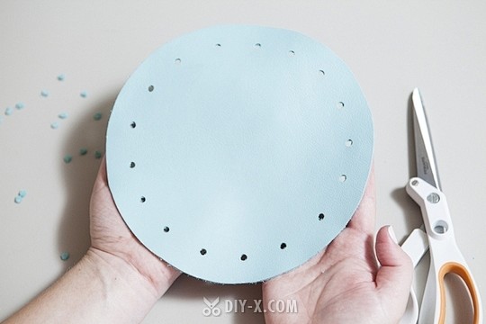 #DIY# 创意皮革首饰小袋 收纳小神器...
