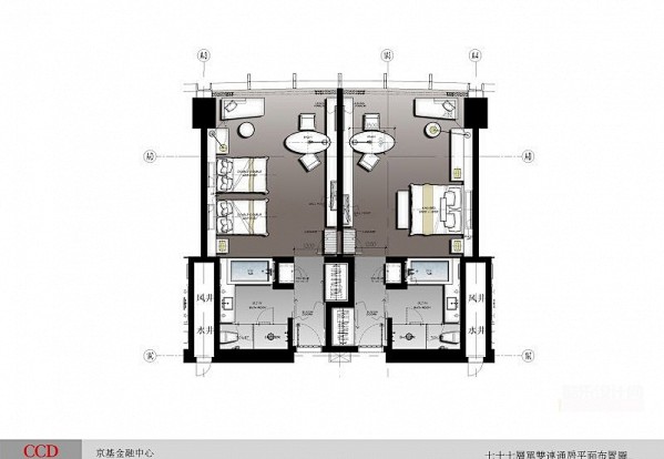 CCD-深圳瑞吉酒店所有可\客房平面图和...