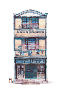 钳子121采集到建筑插画