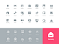 Homely Icons logo illustration black vector icon 2d landing branding web design minimalistic clean white flat app typography ux ui