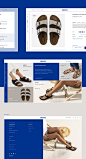 Birkenstock UI/UX : This project is a complex work made for Birkenstock Russia. It lasted for a year in collaboration between Setters Agency (St Petersburg) and Brandpool East (Moscow). The aim was to renew the website of Birkenstock Russia to boost sales