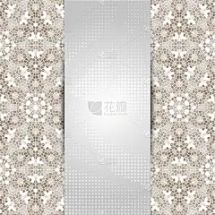 复古的马赛克卡片或邀请模板