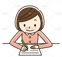 女孩学习