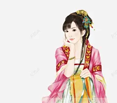 古代美女 免抠png 设计图片 免费下载 页面网页 平面电商 创意素材