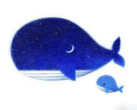 创意工坊：大鲸鱼对小鲸鱼说 晚安。