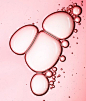 水分子水滴 气泡 科学器皿  原液 药妆 化妆品 护肤品 化学分子 分子结构式 玻尿酸补水 神经酰胺 透明质酸素材