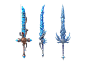 冰雪剑，冰之刃，冰雪武器，寒冰神剑，传奇武器，冰雪大刀，03