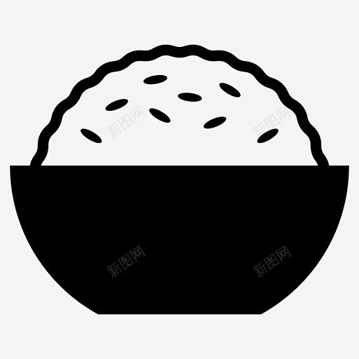 大米亚洲碗图标高清素材 亚洲 大米 日本 白米 食品 食物 icon 标识 标志 UI图标 设计图片 免费下载 页面网页 平面电商 创意素材 ...