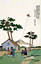 丰子恺儿童水墨漫画100幅