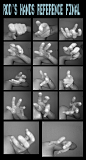 Hands reference three... by RODYTSUMURA on deviantART