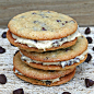 Fancy - Chocolate Chip Cookie Dough Sandwich Cookies