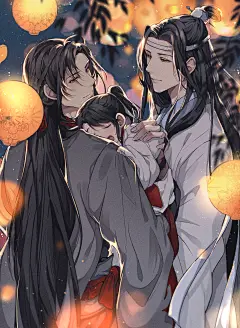 忘羡插画图片壁纸
