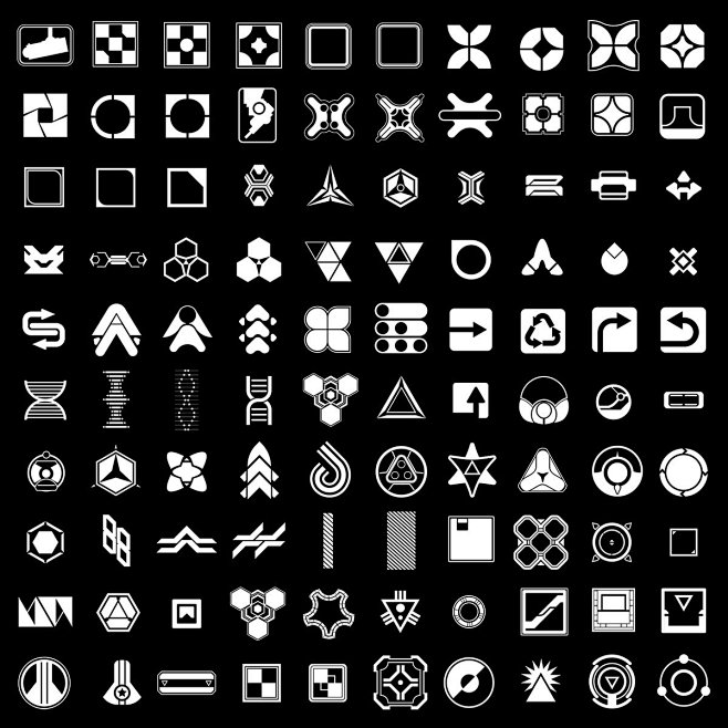 retro 80s Sci-Fi Icons : A single .PSD graphic with 100+ retro sci-fi ...