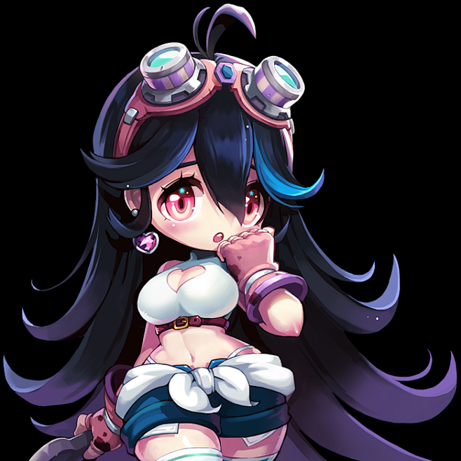 冒险岛2美术资源 场景怪物人物原画PSD...