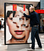 McDonald's ad that allows you to move the pieces around. Not sure how it advertises fast food, but it's a neat idea. http://arcreactions.com/graphic-design-dressed/: 
