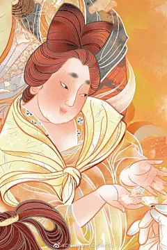 #这很中国##插画# 今天出版的国际周刊封面故事：壁画修复师一生的坚守，让唐代壁画得以重见天日，为后人留下不可复制的文明
“匠心”永恒李旻插画超话 @微博美学 ​​​​
