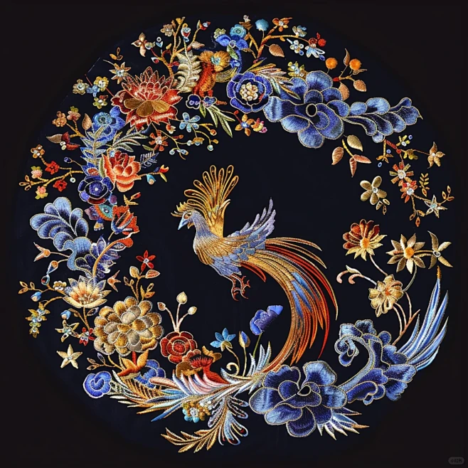 传统刺绣图案设计～ - 小红书